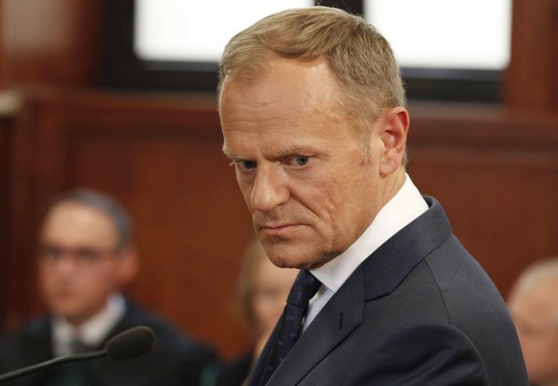  Доналд Туск пред варшавския съд 