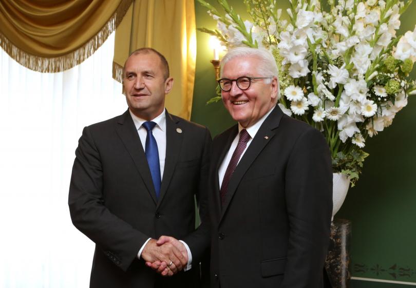  Президентът Радев се срещна с президента на Германия Франк-Валтер Щайнмайер 