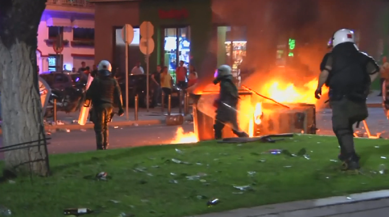 Ден белязан от насилие в Гърция Сблъсъците между демонстранти и