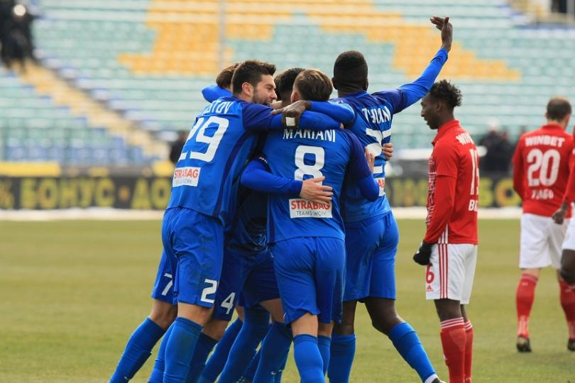  Левски победи ЦСКА-София с 1:0 в среща от 23-ия кръг на Първа професионална футболна лига 