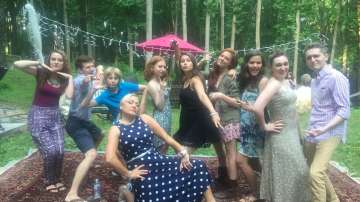  Със свои студенти във Вирджиния 