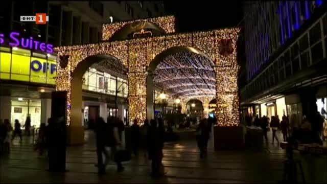 В сръбската столица вече греят празничните светлини за Коледа и