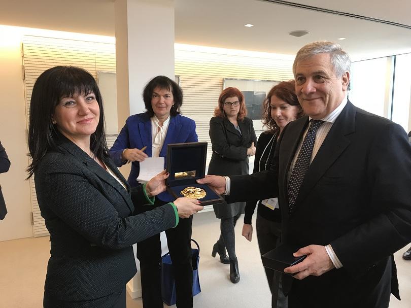 Председателят на Европейския парламент Антонио Таяни подкрепя членството на България