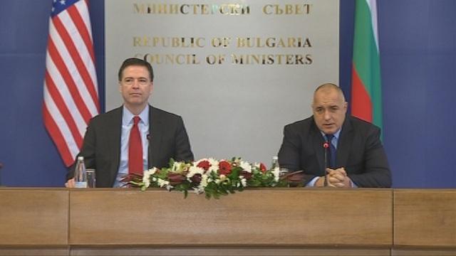 Директорът на ФБР се срещна с премиера Борисов