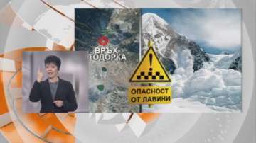 Сноубордист пострада в лавина под връх Тодорка