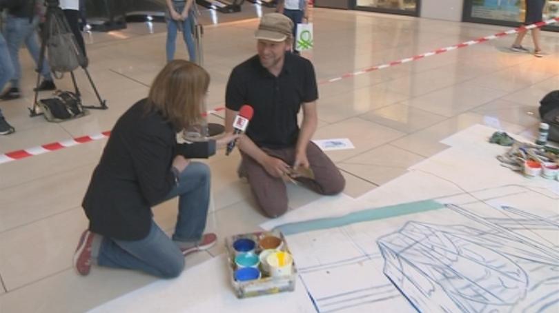 Първата улична 3D картина у нас вече е факт