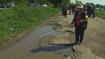 Протест срещу лоши пътища