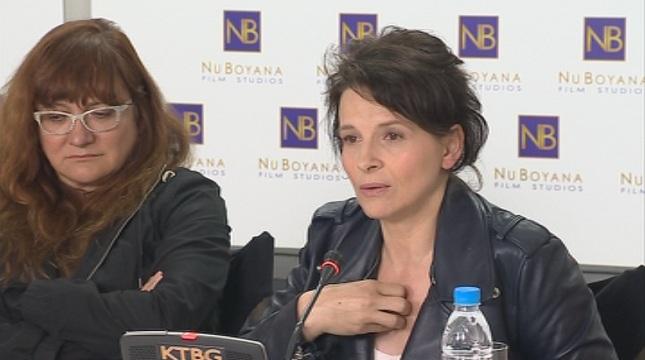 Жулиет Бинош снима в България Никой не иска нощта