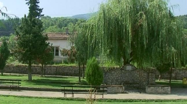 Кмет сам поддържа зелените площи в селото си