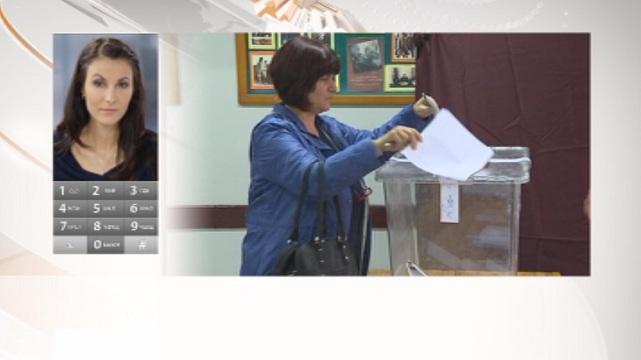 Гласуването в Бурса към 14 часа