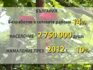 евростат безработицата българските села