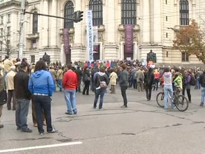 студентите протестират деня будителите