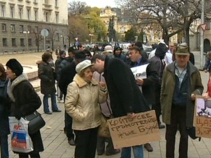 орешарски срещна контрапротестиращи