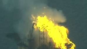 Пожар в рафинерия в Австралия