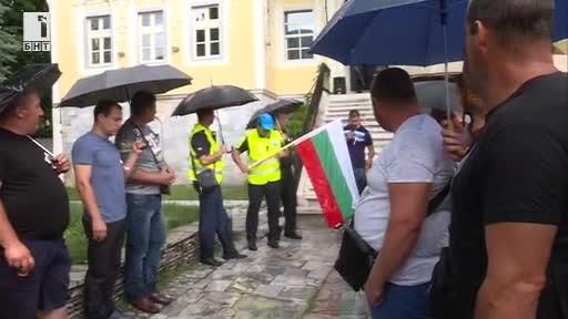 Протест на полицаите и в Гоце Делчев