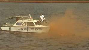 Спасителна акция край Галата