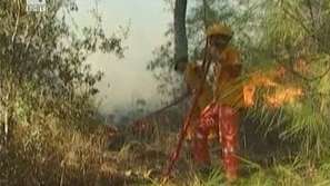 Горски пожар край Анталия