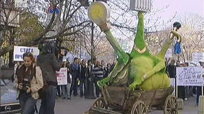 Протест срещу дружествата-монополисти