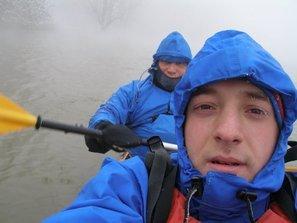Рекордно ледено приключение с каяк по Дунав