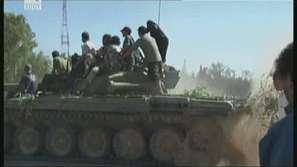 Либийските бунтовници в настъпление