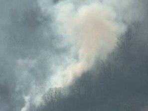 горят стърнища магистрала тракия