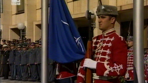 Церемония по издигане на националния флаг по повод 5 години от приемането на България в НАТО