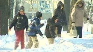 Студен зимен ден в Русе