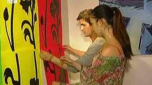 Асистент на Деймиън Хърст в обща изложба с българка