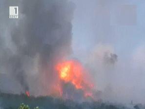 безпилотен самолет робот района взривовете