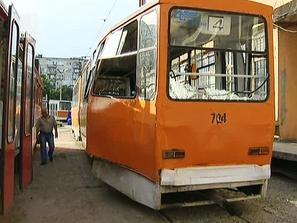 трамваи сблъскаха стадион славия