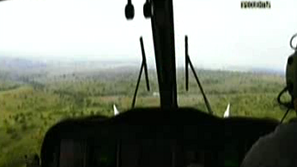 Два вертолета гасят пожара