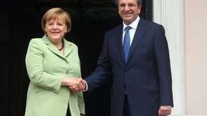 Посещение на Меркел в Гърция