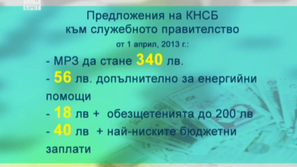 КНСБ със спешни мерки