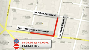 Промени в движението в София