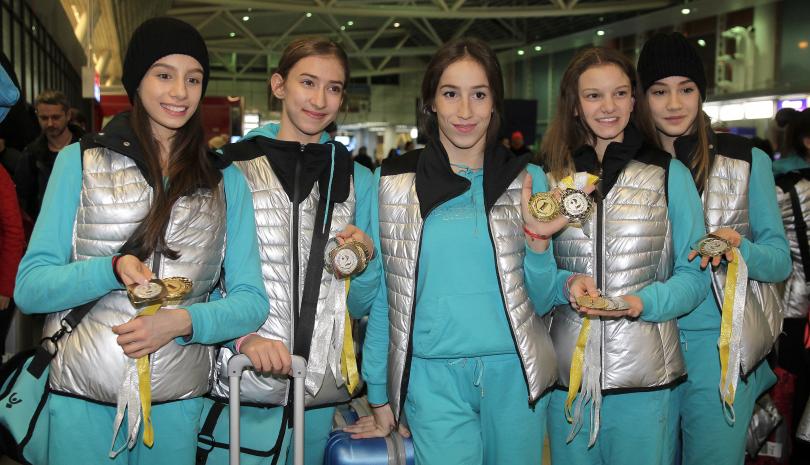 Първи медали: гимнастичките ни се завърнаха със злато от Москва