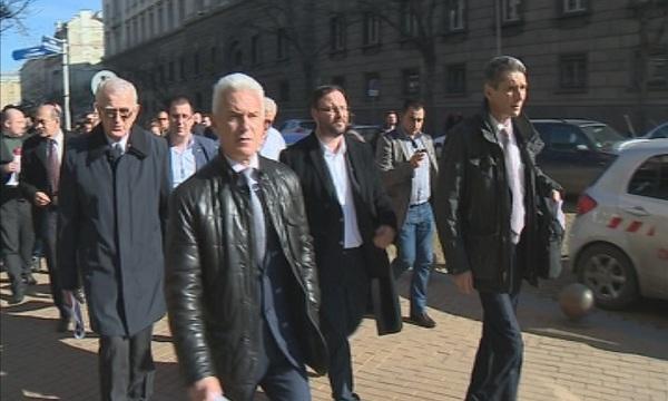 Митинг на Атака срещу визатата на турския външен министър