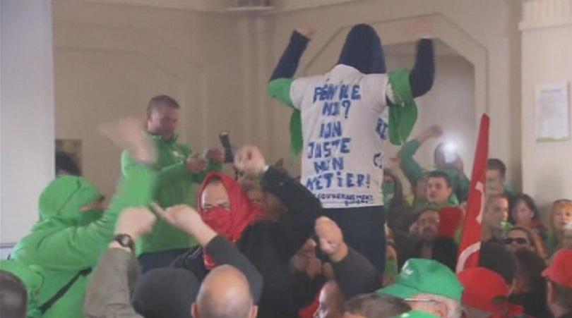 Погром в белгийското министерство на правосъдието