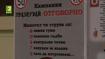 Кампания Празнувай отговорно в Пловдив
