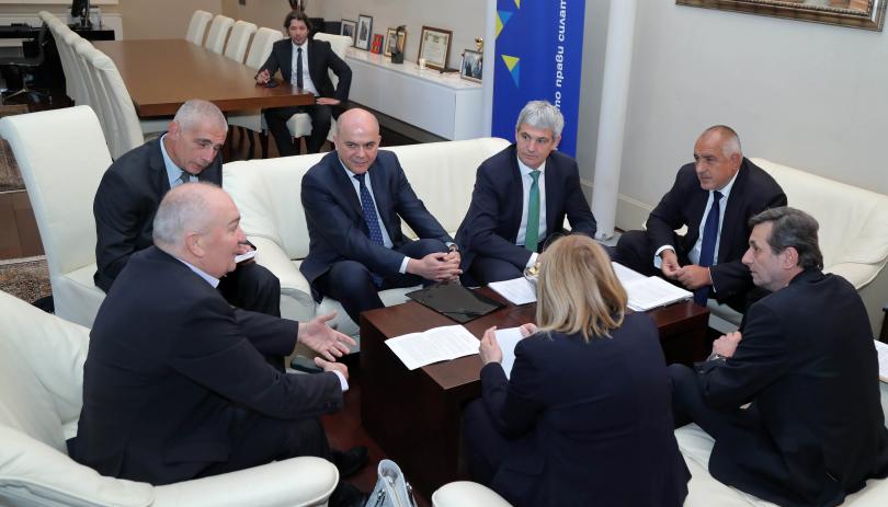 Борисов се срещна с президента на Европейската конфедерация на профсъюзите​
