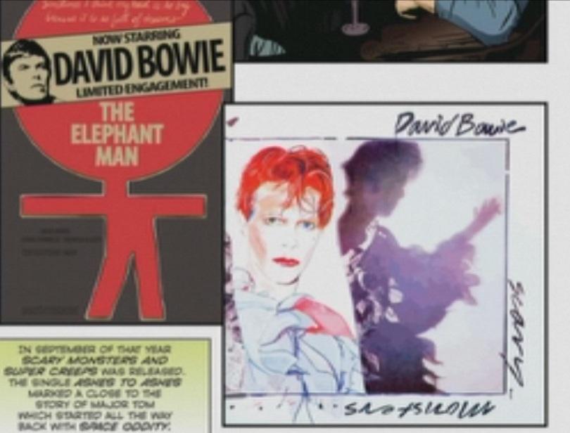 Правят комикс за живота на Дейвид Бауи