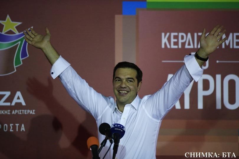 СИРИЗА печели изборите в Гърция
