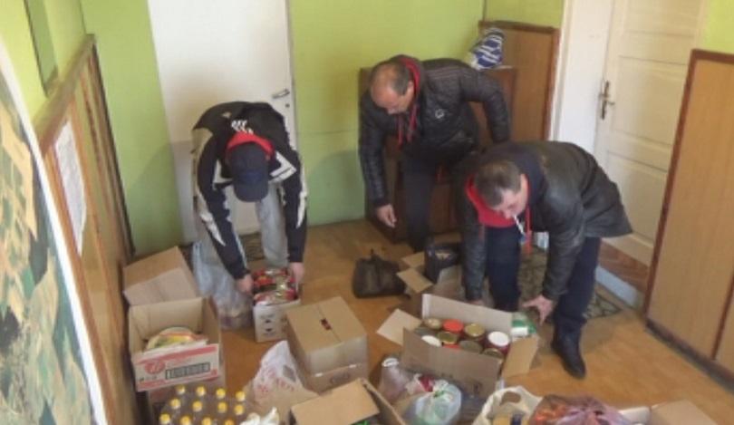 Хора от с. Долец събраха половин тон храни за Хитрино