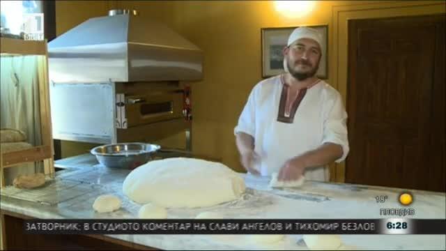 Пловдивски ученици приготвят хляб заедно с известен майстор пекар