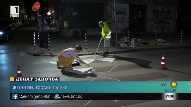 Кой стои зад шарените пешеходни пътеки в столицата?