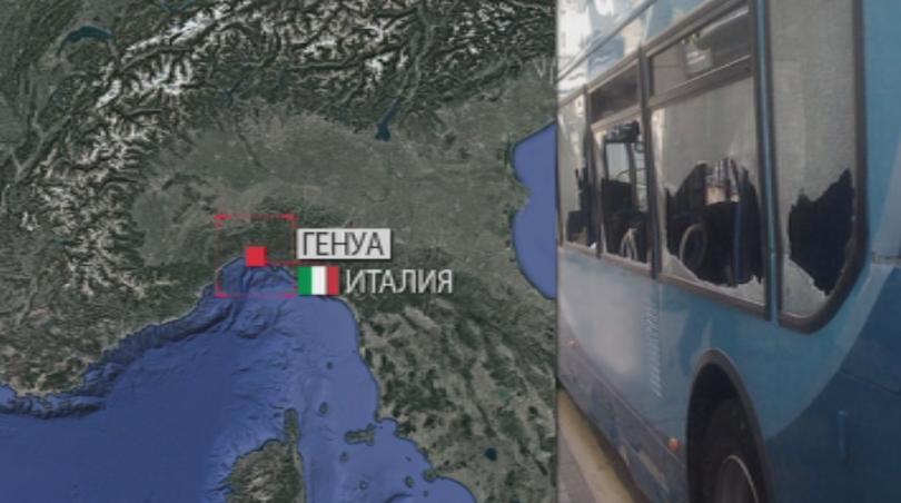 Трима леко ранени ученици при катастрофа край Генуа