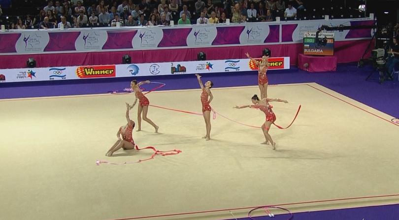 Българският ансамбъл зае 4-то място във финалите на съчетанието с пет ленти