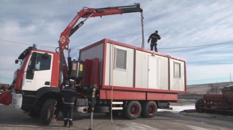 Първите фургони пристигнаха в Хитрино