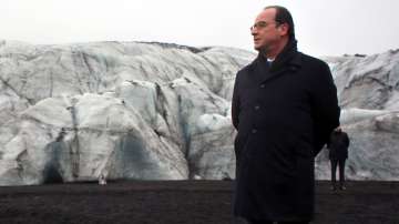 Оланд стъпи на исландски ледник