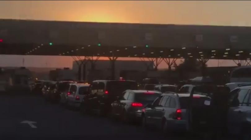 Километрична опашка на граничния пункт Капитан Андреево