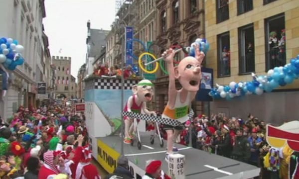 Пъстроцветно шествие изпълни улиците на Кьолн